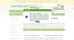 Desktop Screenshot of gastroland.com.pl