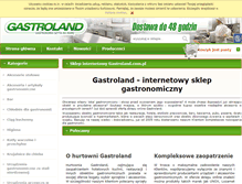 Tablet Screenshot of gastroland.com.pl